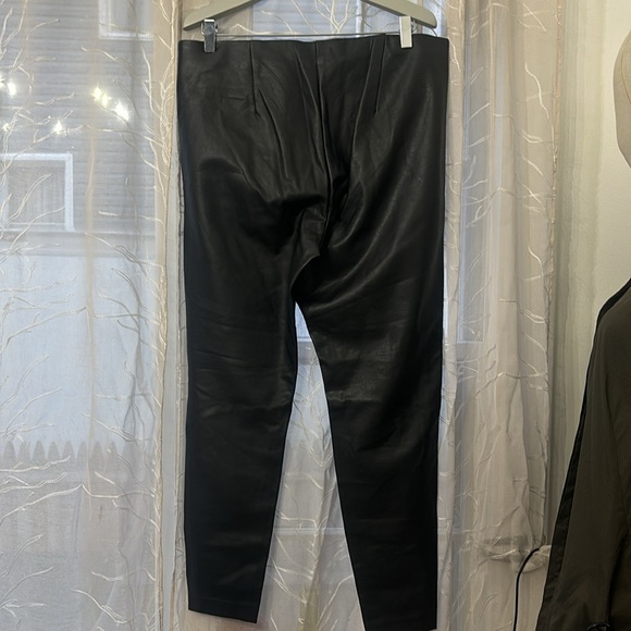 Banana Republic Vegan Leather Black Leggings - Picture 9 of 9